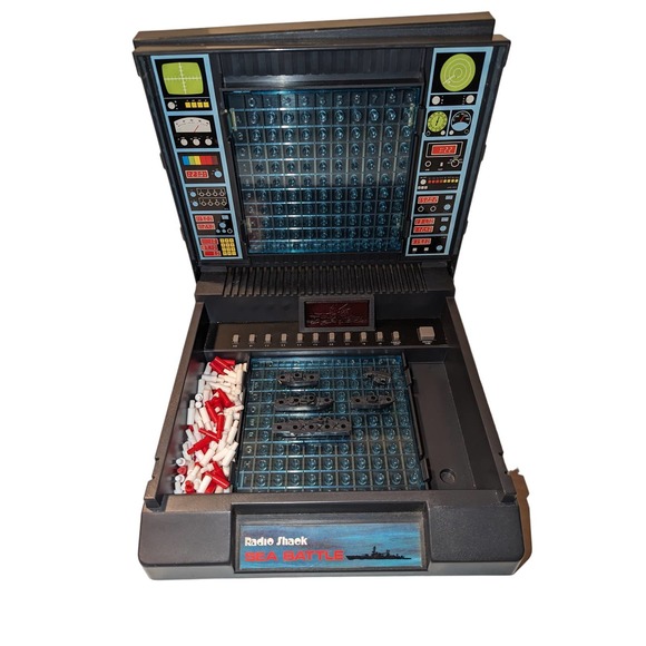 Vintage 1987 Radio Shack's Electronic Sea Battle Cat 60-2193 100% Complete - Picture 2 of 9